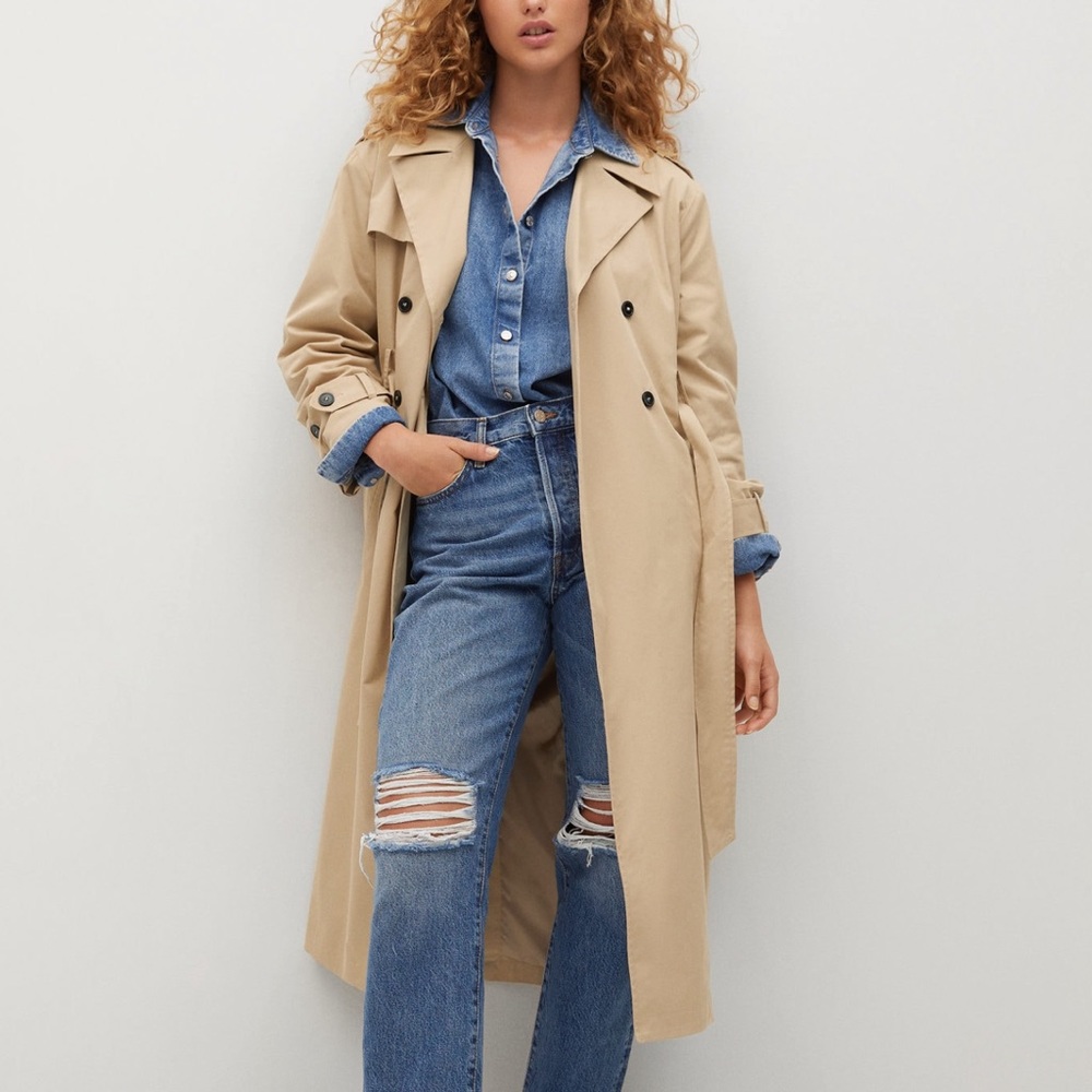 Classic Cotton Trench Coat